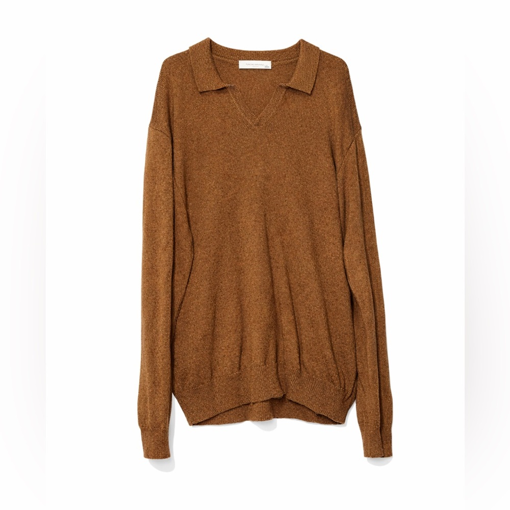Mutual Weave Brown Knit Sweater